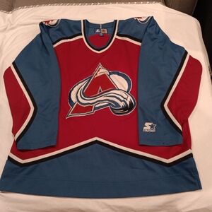 Colorado Avalanche Hockey Jersey NHL Starter Jersey XXL Vintage